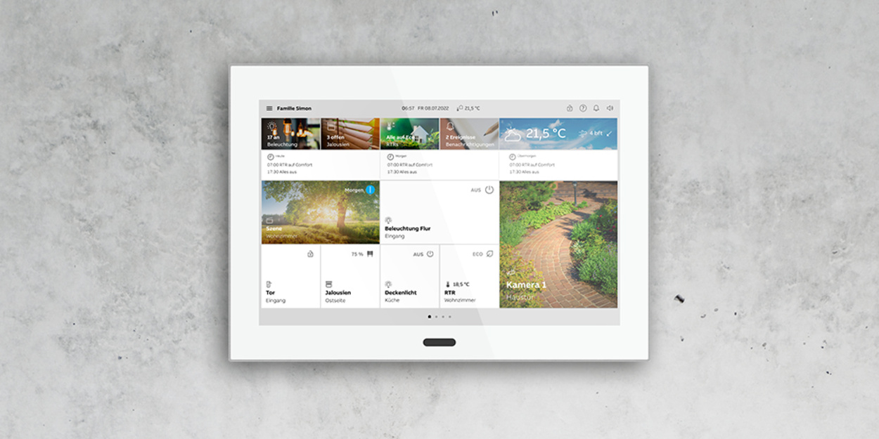 Busch-SmartTouch 10“ bei Elektro Kurz & Erlmann GmbH in Kulmbach